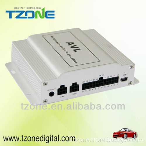 GPS tracker AVL09 with serial ports support external passive RFID reader and ibutton for driver identification